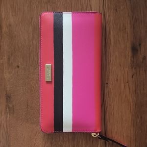 Kate Spade Laurel Way Bonita Strip zipper wallet NWT